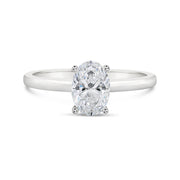 White Gold Solitaire Engagement Ring