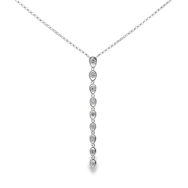 White Gold Diamond Fashion Necklace