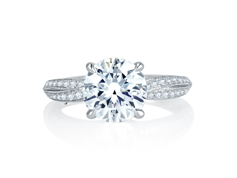 A. JAFFE Diamond Engagement Ring