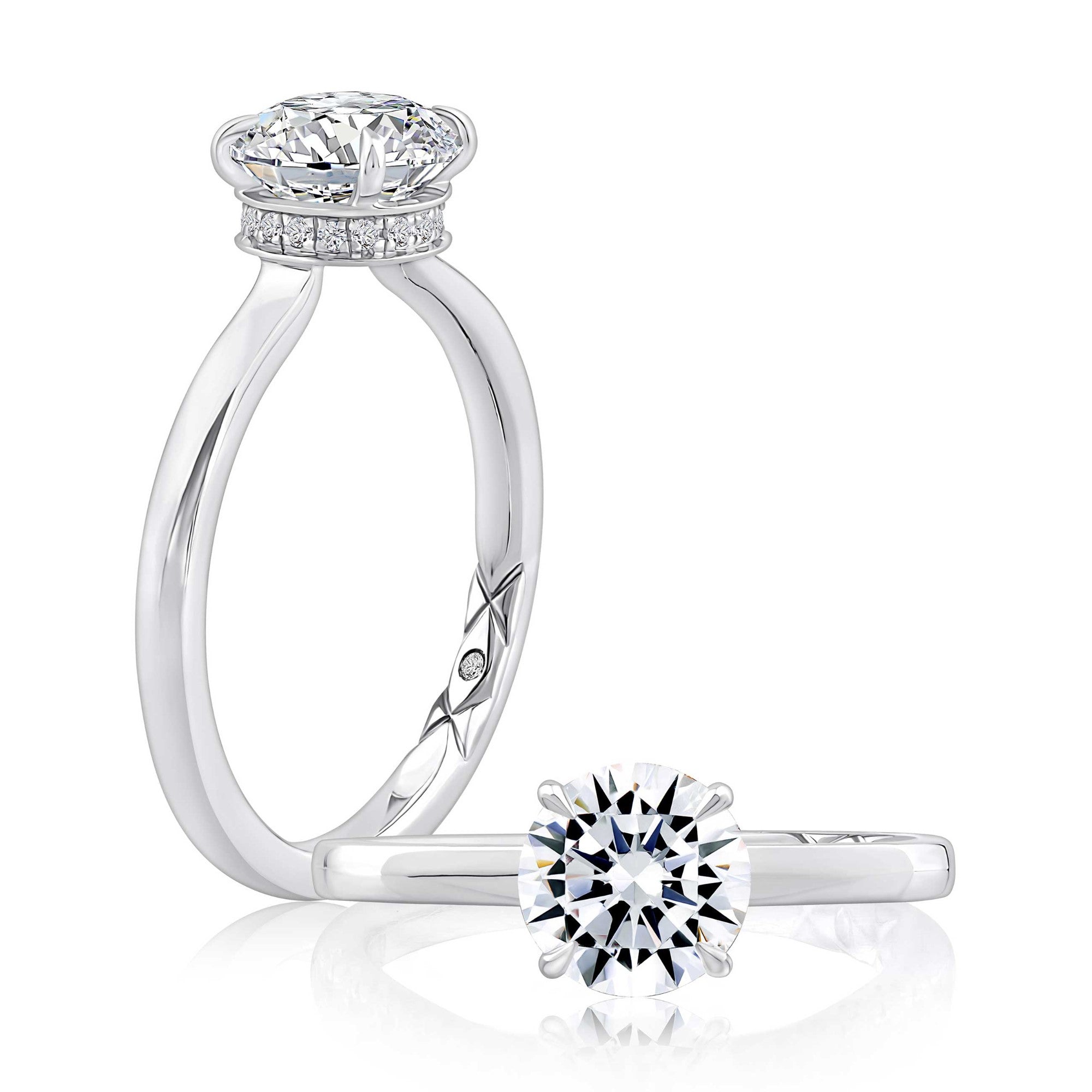 A. JAFFE Solitaire Engagement Ring