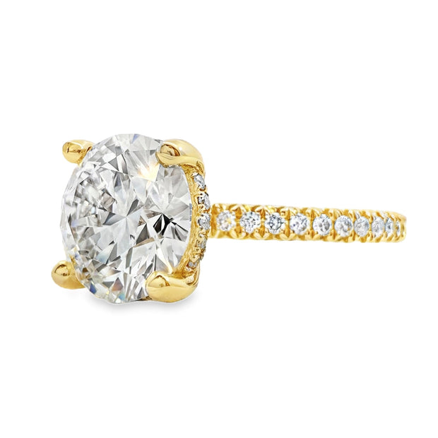 Lab Grown Yellow Gold Diamond IMAGINE Engagement Rings – Padis Jewelry