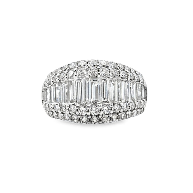 White Gold Diamond Fashion Ring