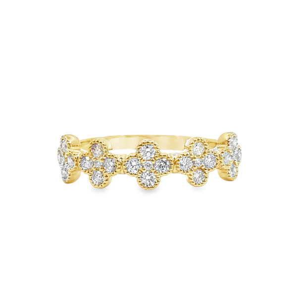 Yellow Gold Diamond Fashion Band
