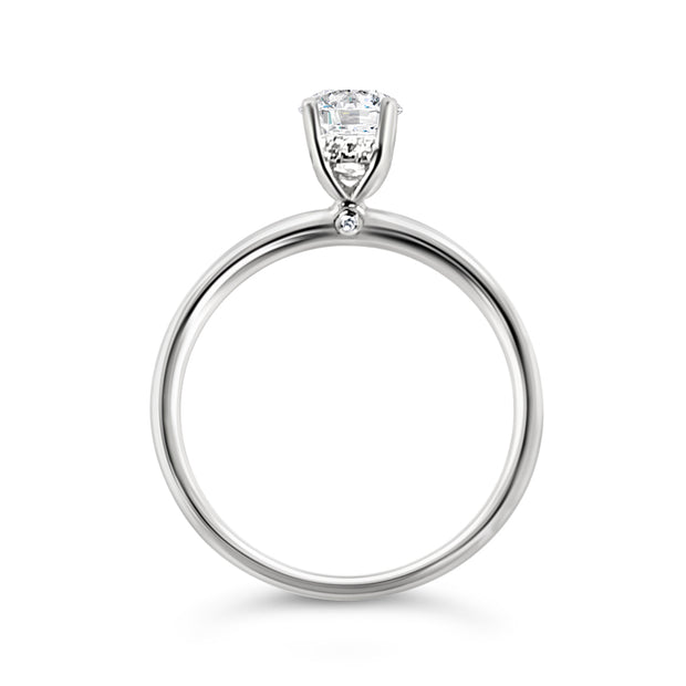 White Gold Solitaire Engagement Ring