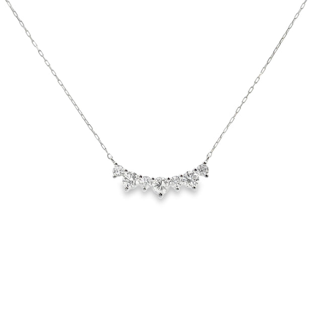Platinum Diamond Fashion Necklace