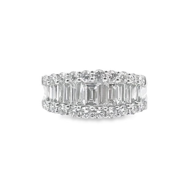 White Gold Diamond Fashion Ring