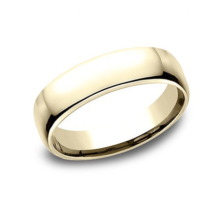 Benchmark Yellow Gold Wedding Band