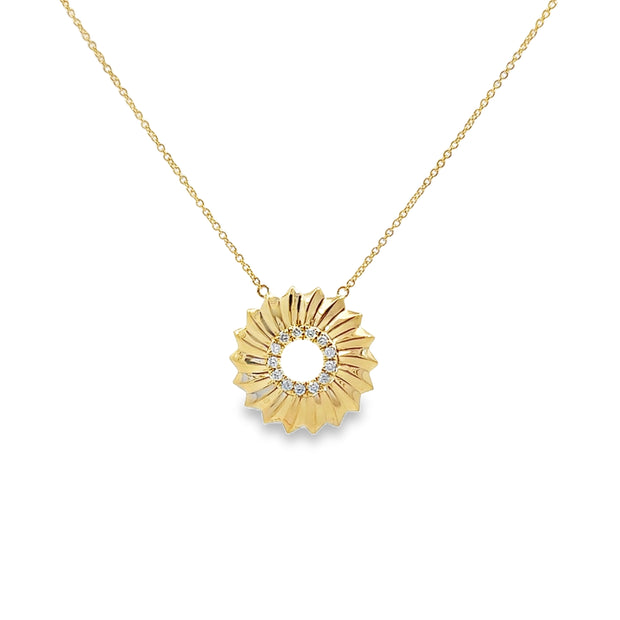 Yellow Gold Diamond Fashion Necklace