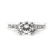 White Gold Diamond Engagement Ring