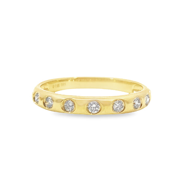 Yellow Gold Diamond Wedding Band