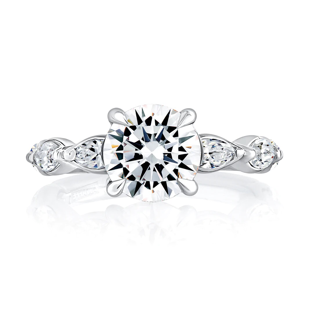 A. JAFFE Diamond Engagement Ring