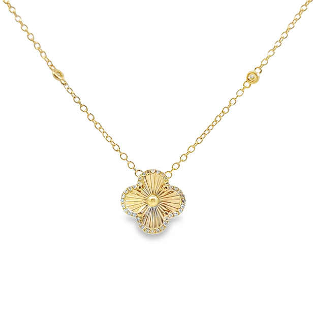 Yellow Gold Diamond Fashion Necklace