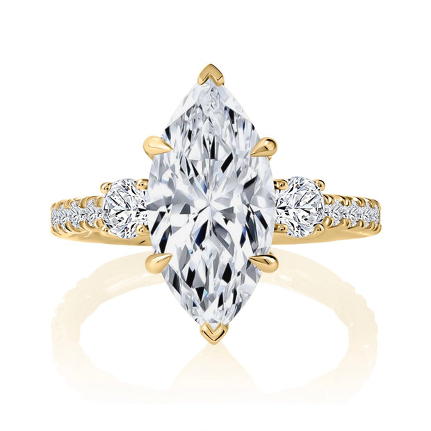 A. JAFFE Diamond Engagement Ring