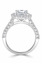 Forevermark White Gold Diamond Halo Engagement Ring