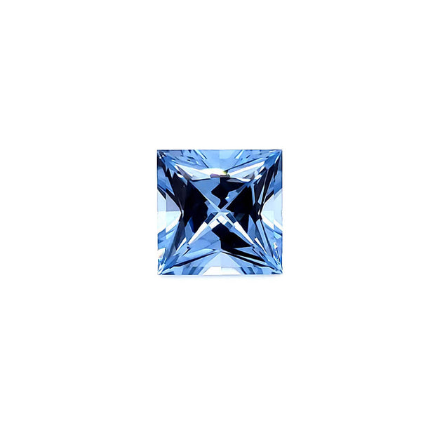 Chatham Lab Grown Loose Aqua Princess Cut Spinel