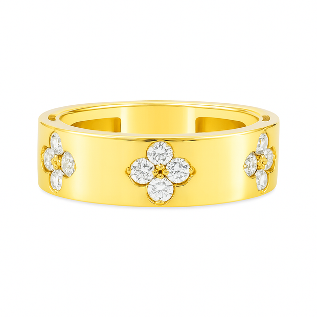 Yellow Gold Diamond Fashion Band