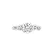 Lab Grown Platinum Diamond Engagement Ring