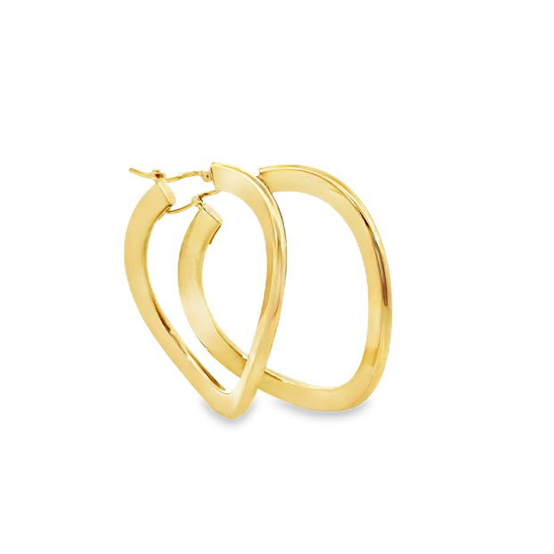 Yellow Gold Hoop Earrings