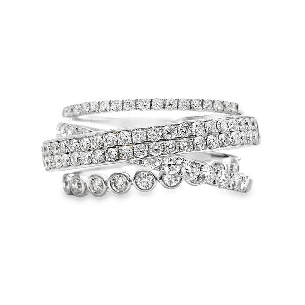 White Gold Diamond Fashion Ring