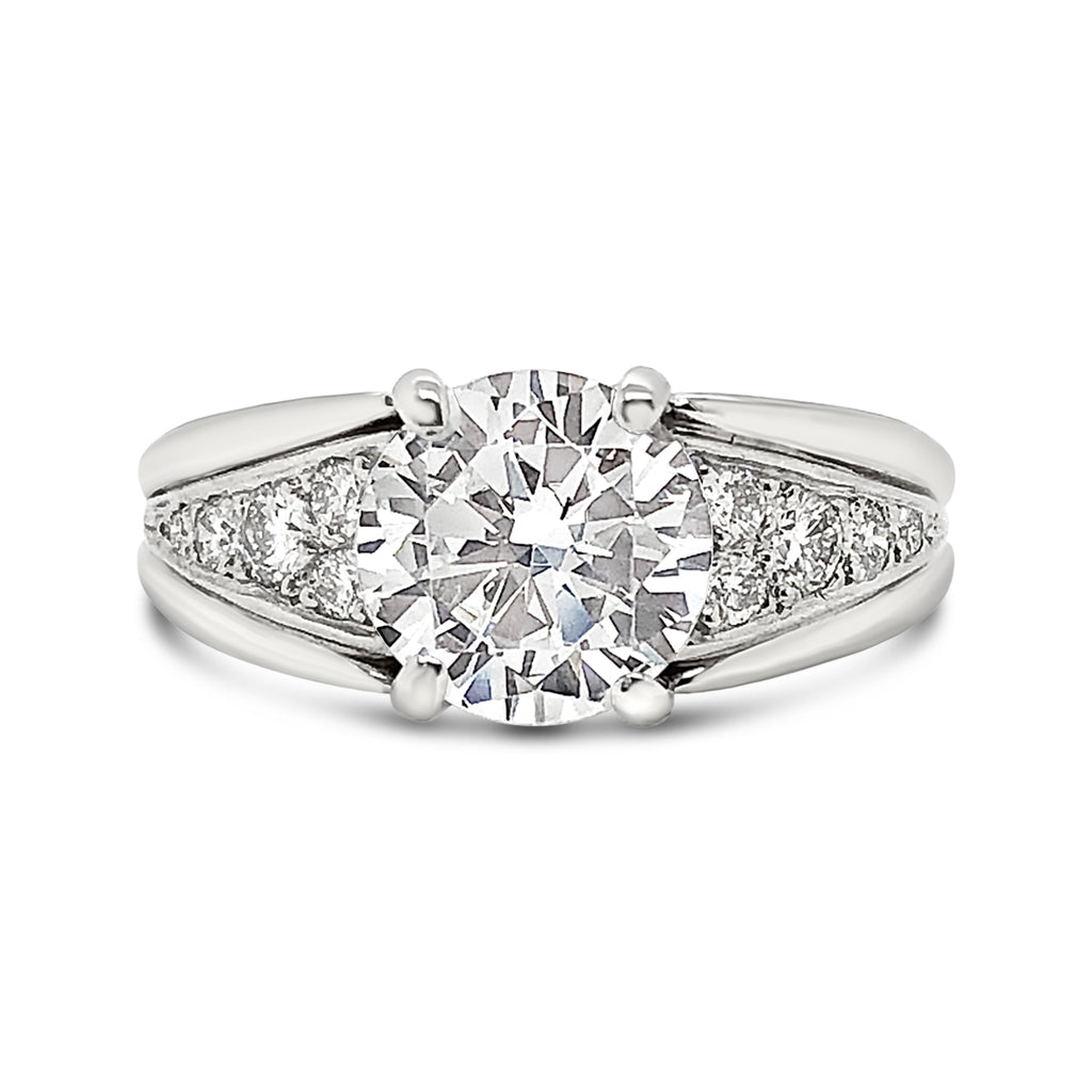 Michael Bondanza Diamond Engagement Ring Padis Jewelry