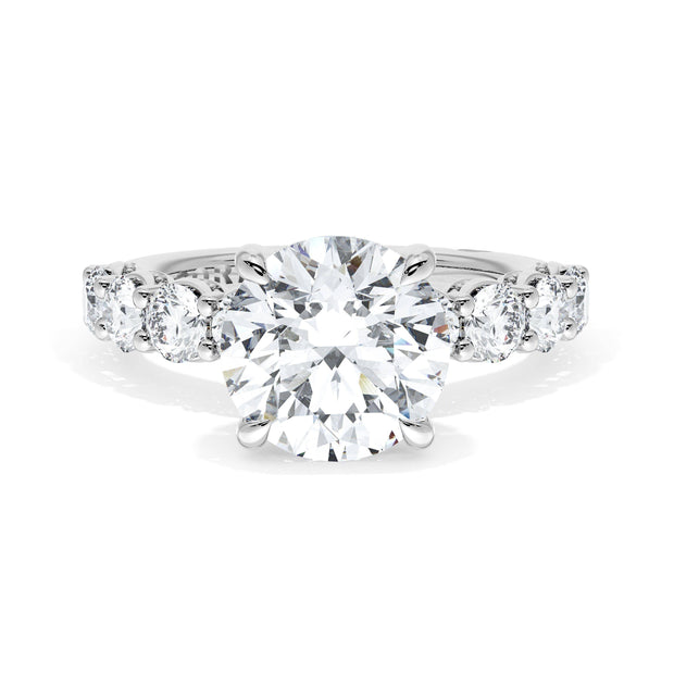 Lab Grown Platinum Diamond Tacori Engagement Ring