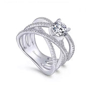 GABRIEL & CO "Nova" Engagement Ring