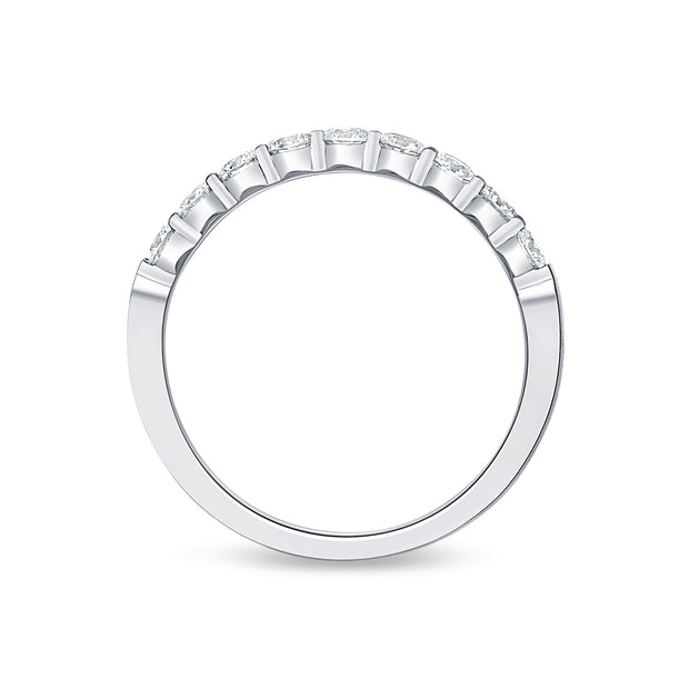 Memoire "Petite Prong" Diamond Wedding Band