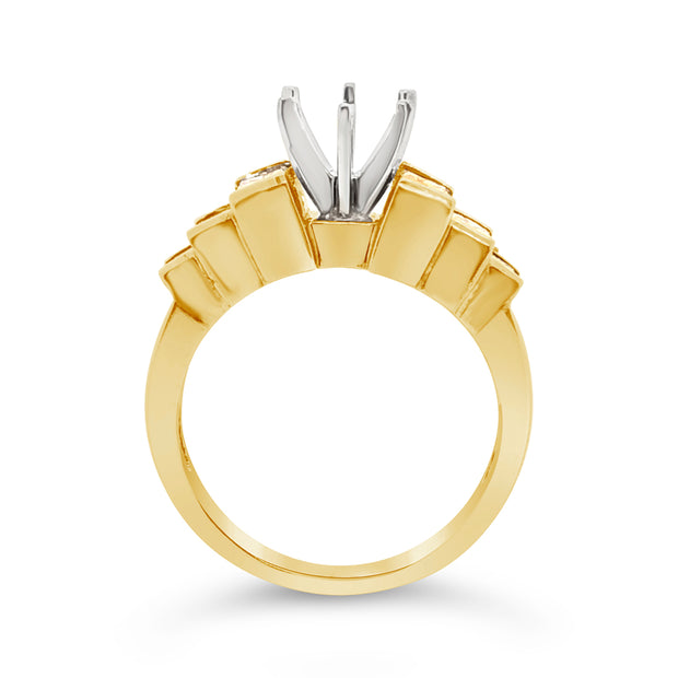 Yellow Gold Lady's Diamond Engagement Ring