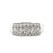 Forevermark White Gold Five Stone Diamond Band