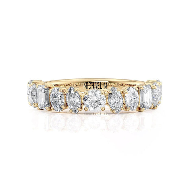 Michael M. Multi Shape Diamond Wedding Band