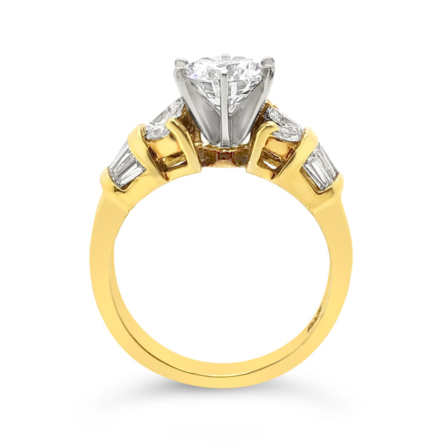 Yellow Gold Diamond Engagement Ring