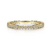 GABRIEL & CO "Stackable" Wedding Band