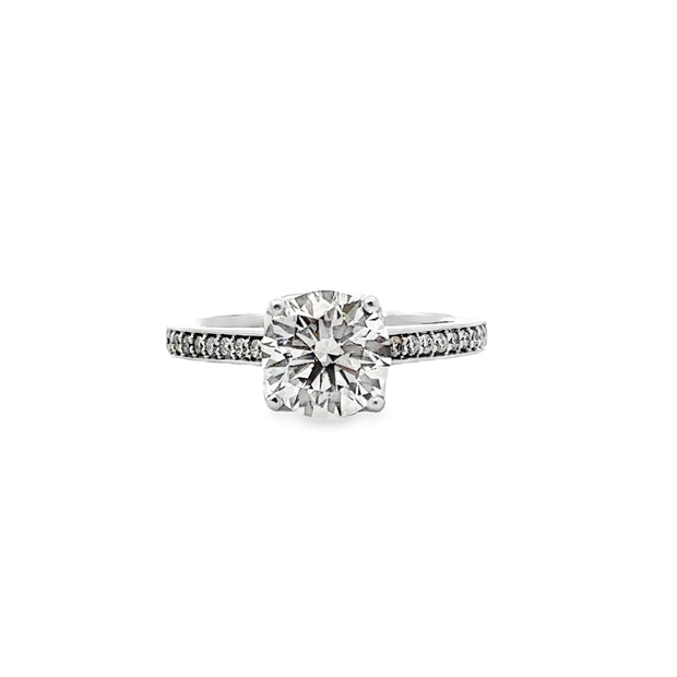 Lab Grown White Gold Diamond Engagement Ring