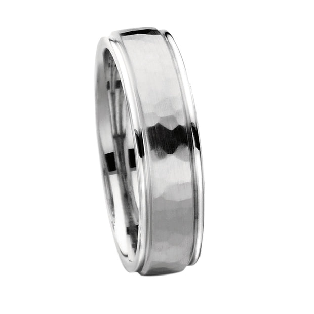 Furrer Jacot White Gold Men's Wedding Band