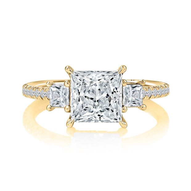 A. JAFFE Diamond Engagement Ring