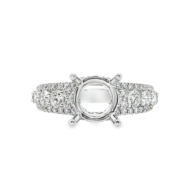 White Gold Diamond Engagement Ring