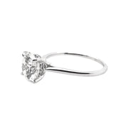 White Gold Solitaire Engagement Ring
