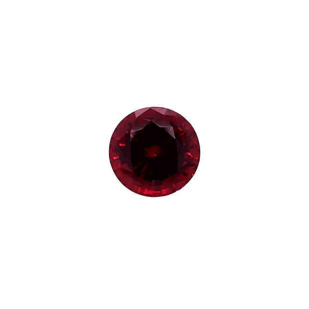Chatham Lab Grown Loose Red Round Brilliant Ruby