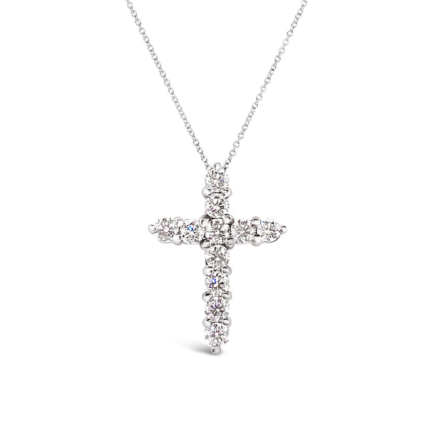 Forevermark 2.01 Cttw. White Gold Diamond Cross Pendant