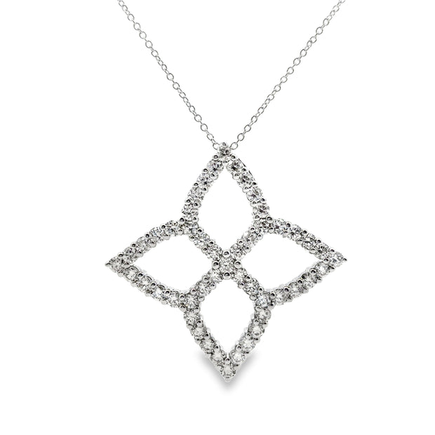 White Gold Diamond Fashion Pendant