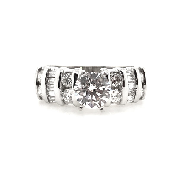 White Gold Diamond Engagement Ring