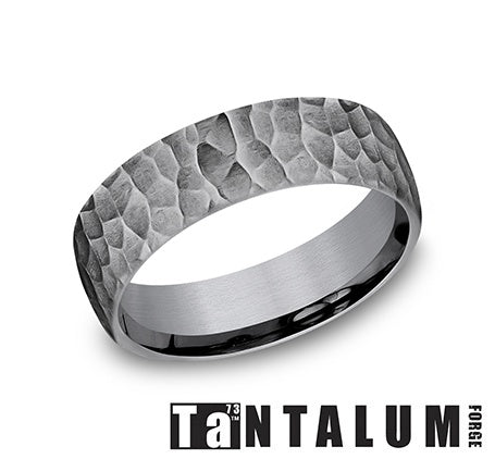 Benchmark Grey Tantalum Men's Wedding Band