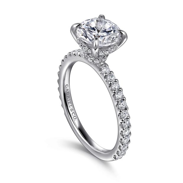 GABRIEL & CO "Contemporary" Engagement Ring