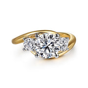 GABRIEL & CO "Contemporary" Engagement Ring
