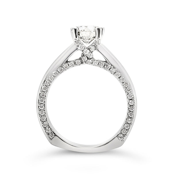 White Gold Diamond Engagement Ring