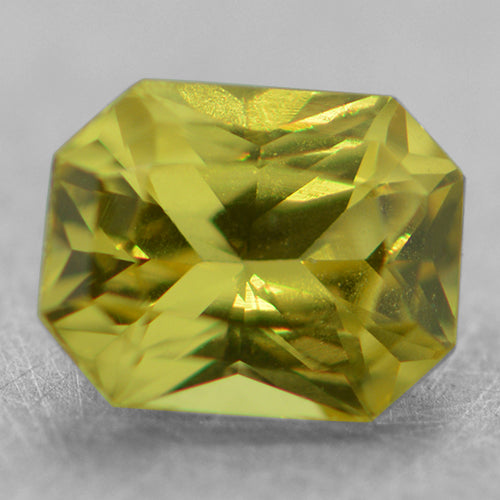 Loose Yellow Radiant Cut Sapphire