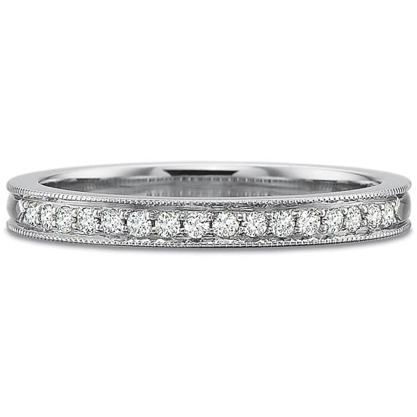 Precision Set Diamond Wedding Band