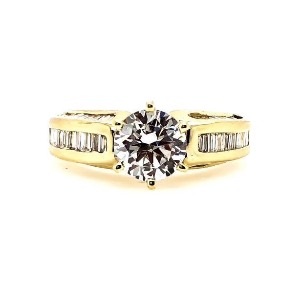 Yellow Gold Diamond Engagement Ring