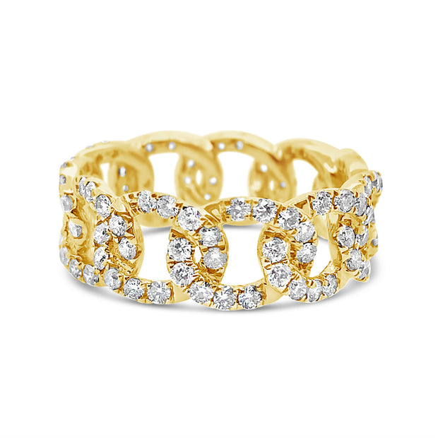 Yellow Gold Diamond Eternity Fashion Band