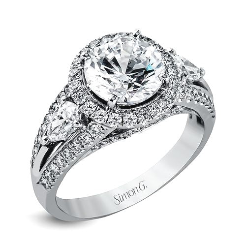Simon G. "Passion" Halo Engagement Ring